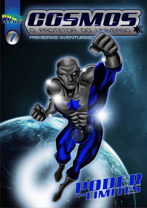 Capa do Quadrinho Cosmos, um dos heróis mais poderosos da Bra&#8217;s Comics.
E o melhor: É brasileiro!