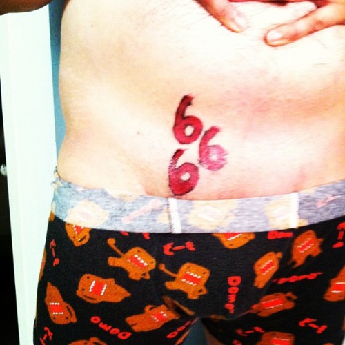 666+tattoo