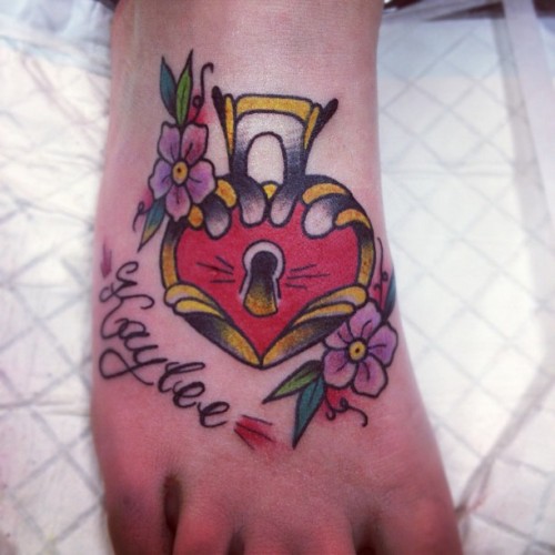 Heart locket today! #tattoos (Taken with Instagram)