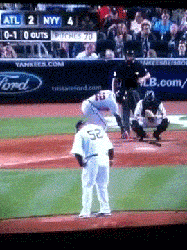 dadsgladtoday:

Spider-man flies out of C.C. Sabathia’s ass! Real crazy lol
