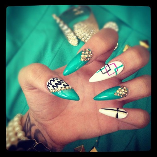 On 27 Jun 2012; 2 months ago  09:05pm; #acrylics #designs #mani #manicure