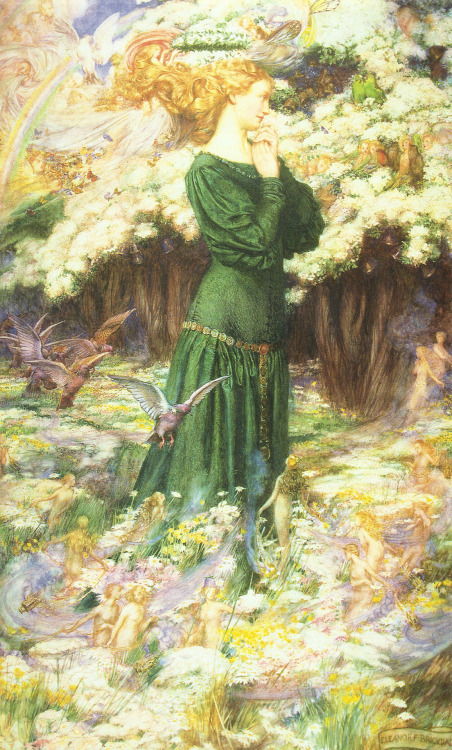 Myrielle Lannister, daughter of Stafford Lannister.
(Eleanor Fortescue-Brickdale, The Lover’s World)