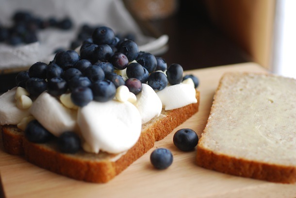 (via Always Order Dessert: Blueberry, White Chocolate, and Marshmallow Panini — Food Blog and Recipes)
