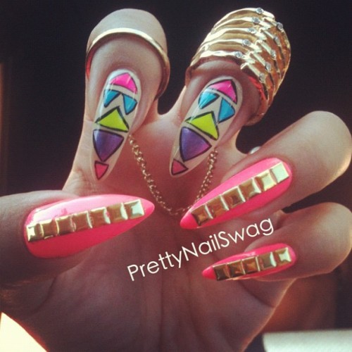 Long weekend nails (Taken with Instagram). 2 months ago · 141 notes