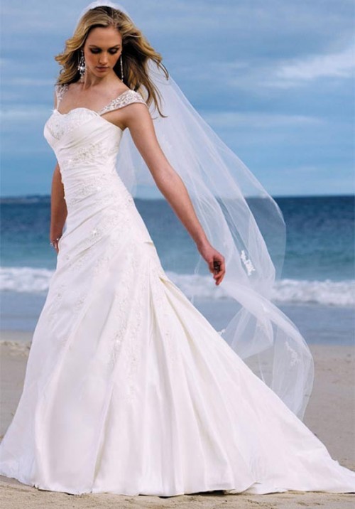 wedding dresses beach