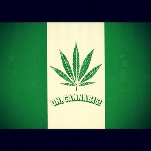Oh Cannabis Flag