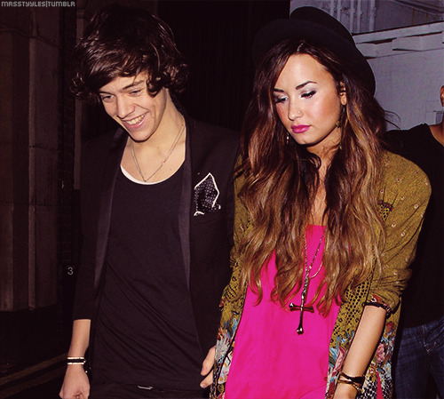 Harry Styles and Demi Lovato
