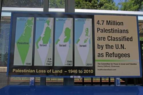 thedisobedience:

israelfacts:

A paid advertisement displayed at the Chappaqua Metro-North train station, New York, July 10, 2012. The signs, which cost $25,000 to run at up to 10 Metro-North stations for 30 days, were paid for by 84-year-old ex-Wall Street financier Henry Clifford. (Photo credit: Seth Harrison)

thank you Mr.Clifford :)

