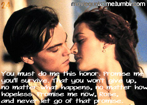Love Movie Quotes on Movie Quote Time      Titanic