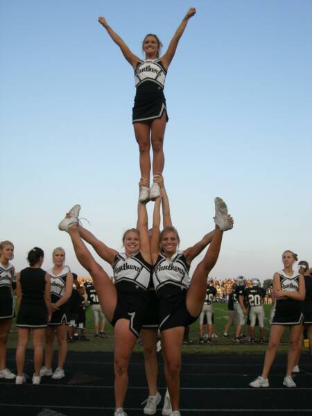 Cheerleading Stunts For 3 People