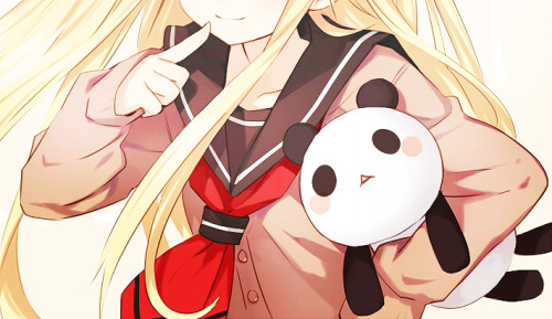 ukyos:

"Panda-san, I love you!" ♥
