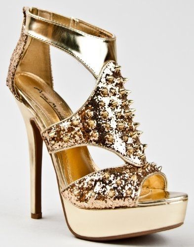 Gold High Heels Tumblr | Gold High Heel Sandals
