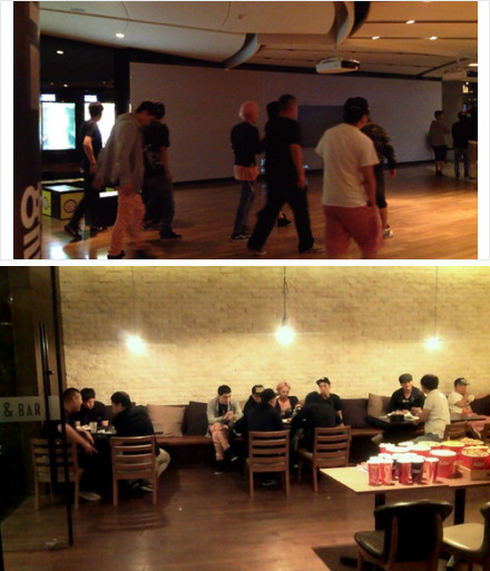 G-Dragon and YG Spotted Watching Movie Last Night (120720)
source: GD_MissMiao@weibo
Most probably it&#8217;s &#8220;Dark Knight&#8221; ^^