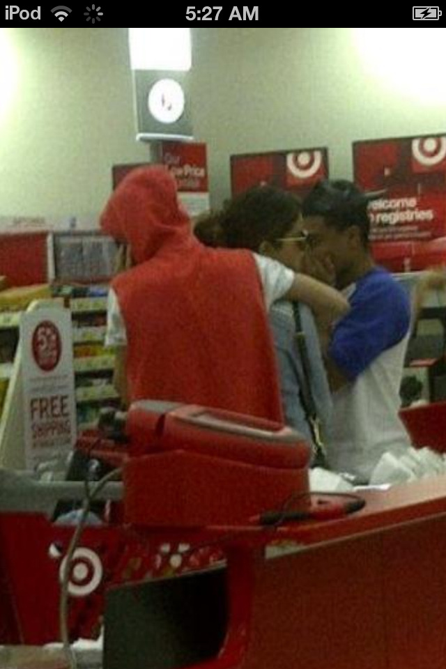 Justin & Selena at Target in Calabasas, CA - June 20