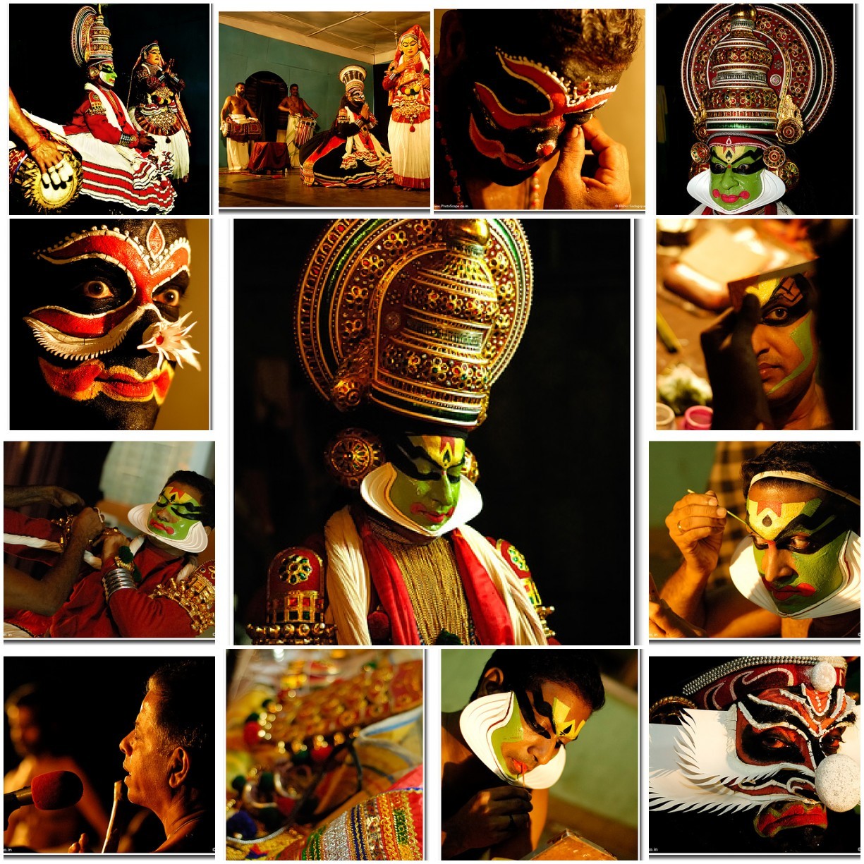 kathakali face pictures