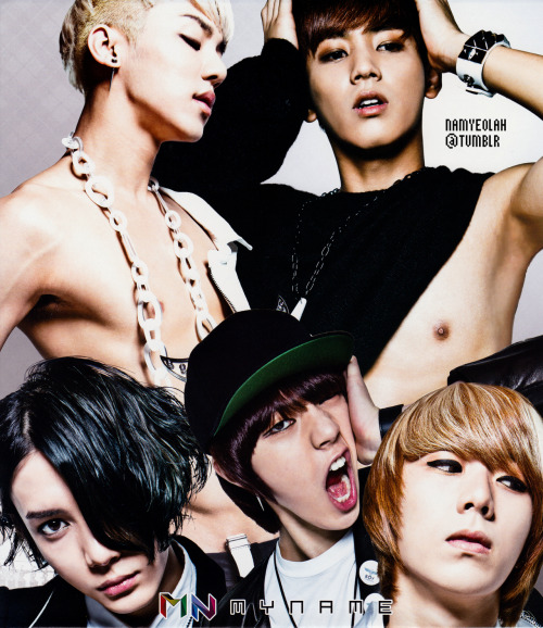 
MYNAME Flyer scans (from their event last 7/23 in Harajuku)
