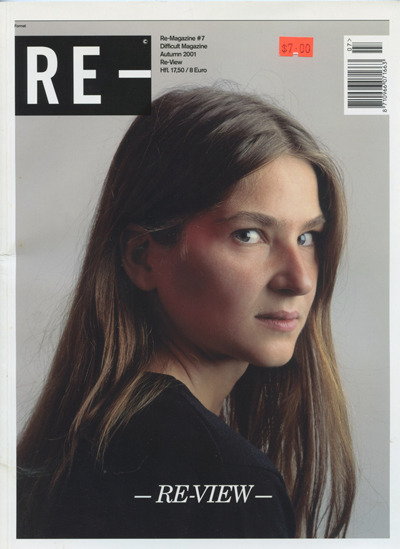 A quick reminder of why Jop van Bennekom is (and always has been) one of the most interesting magazine makers    Dear Anuschka and Niels, We would like to brief you on how we envisage the cover of Re-Magazine #7. As you both know, the theme of this issue will be ‘Re-View’; all the articles will, in some way or other, question their own place and function. Magazine formats such as fashion features, letters and interviews will be ‘reviewed’. It remains to be seen however, if the published images and texts will amount to a significant media contribution . They may verywell cause the same kind of pollution caused by the daily flood of undesired information. In nearly every issue of Re-Magazine, we are inspired by the notion that people yearn for media silence because they’re continually subjected to information overkill. Texts Meant To Be Written, Not To Be Read. Pictures Meant To Be Taken, Not To Be Seen. In a way, ReMagazine is a magazine that refuses to be a magazine. The cover should communicate this ambiguous refusal – the cover as a review of itself. How do you feel about a girl on the cover? In our opinion, it would be better to work with a non-professional model. Someone from your own scene, someone you already know. Maybe someone you know really well. For example, someone you shared the third story of a house with for four years when you were a student. Perhaps someone with mixed blood, an Albanian father or something? That her grandmother still lives in Albania and she visits her during the holidays. Someone with long brown hair, copper highlights, a sort of autumn feeling. A girl’s face that has something classical, but also with a modern aura. A face in which the features are all very small; the eyes, the mouth, the nose. There are so many people who seem quite ordinary, but if you look at them closely, have really striking faces. We have a strong preference for a cover with a Vermeer connotation. The Girl with the Pearl, for example, is in fact already a cover avant la lettre. The glance the girl casts over her shoulder at the very moment the viewer catches her eye, is the central motif of this painting. That specific glance can be linked effectively to the concept ‘Re-View’. The painting is layered in gray tones and has a dark – nearly black – background. Regarding the cover, it’s probably better if the image is brighter and lighter because dark covers don’t sell at the newsstand. Ideally the facial expression of the girl will be less subtle and sensual than in Vermeer’s painting. Possibly a bit startled, a combination of curiosity and fear. Maybe even a bit scary. You could achieve this effect by getting the model to pose in an uncomfortable position. Having her avert her gaze from the camera as far as possible, but still just able to look into the lens. A difficult pose to keep. Possibly this will result in that slightly uneasy, startled and anxious look. The image together with the word ‘Re-View’, no longer has the meaning ‘critique’ but more a sense of reawakening in a visual world, seeing your surroundings afresh. Maybe the image expresses ‘Don’t buy me!’, ‘Go away!’ A message that alienates people but also intrigues when displayed among all the other magazines at the newsstand. We advise you not to take too long with the shoot. Have it take place, preferably, during the day. Towards the end of a Sunday morning, for example, so that the sleep wrinkles have just disappeared and the day’s weariness is not yet evident on the model’s face. Between eleven and two is probably the best time. When the model arrives you could make her feel at home by kissing her cheeks three times and offering her a cup of Earl Gray tea. While Niels is reminiscing about his student days, Anuschka can get the rolls of film out of the fridge and put on some music. Music the model also likes. Nomi for example, that opera singer from the Eighties who has overdosed on heroin since then. The singer who sings extremely high and then very low, a bit of opera and then an Elvis cover. When the model feels at ease, you can begin with the styling. A pearl earring or a headscarf à la Vermeer isn’t necessary. In actual fact you don’t need any styling at all. Professional models have self-thinking hair that springs into form at the mention of the words ‘photo shoot’ and we don’t want that now, do we? Possibly, the model is a little disappointed that there are no hair and make-up artists running around on the set, but she’s sure to understand when you explain that you’d rather portray her naturally, with uncombed hair, to stress her simplicity. During the shoot Anuschka might possibly tuck the model’s hair behind her left ear, as a reference to the line of the headscarf in The Girl with the Pearl by Vermeer. It might also be wise to ask the model to wear something neutral. In case her clothing isn’t right, it’s best to keep a gray or black T-shirt in reserve. For the lighting you could for example use a RedWing softbox measuring 90 by 120 centimeters. It would be best to place the softbox about one-and-a-half meters from the model. Set the RedWing softbox to medium to ensure the lighting isn’t too harsh. A light gray background seems to us a very suitable choice. Scenery would only distract. Maybe it‘s a good idea to direct a small, subtle red spotlight on the model’s face? Not an obvious effect in first instance, but once you’ve discovered it, an essential part of the photo – like a stain. Niels could make a hole with his finger in a polystyrene partition. Behind the partition you could aim the red spotlight on the model. In this way you can conjure up an improvised, painterly red spot on her face. In the end you could flip the image horizontally. So the reader could see her as she sees herself when she looks in the mirror. For this shoot you could use the Mamiya RZ67II instead of the Sinar technical camera. With the Mamiya RZ67II you can just keep snapping away, leaving you with 47 pictures to choose from in the end. With the Sinar you always have to change cassettes and ultimately you end up with only 5 pictures. With the versatile Mamiya RZ67II it’s easier to capture that specific look we’ve described. And don’t you agree that with the technical camera something of the picture’s inner focus might be lost because the model’s eyes, due to the slowness of the technique, assume a much dreamier expression? Good luck! Jop, Julia, Lernert, Arnoud (via REFERENCE LIBRARY: Re-Magazine #7, Autumn 2001) 