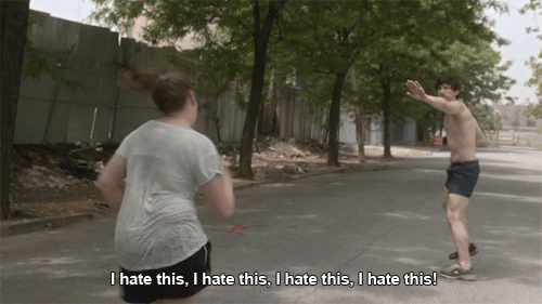 fromhatetohealthy:


Yeah, there’s me.



seriously. there is nothing worse than running when you&#8217;re running. but then there&#8217;s nothing better than running when you&#8217;re done sooooo
