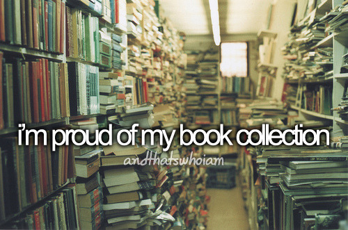 andthatswhoiam:

Suggested by drinkingdilutedsherry. 
I know that excluding seclusive billionaires, and library owners, no one actually owns that many books. I just liked the picture. :)
