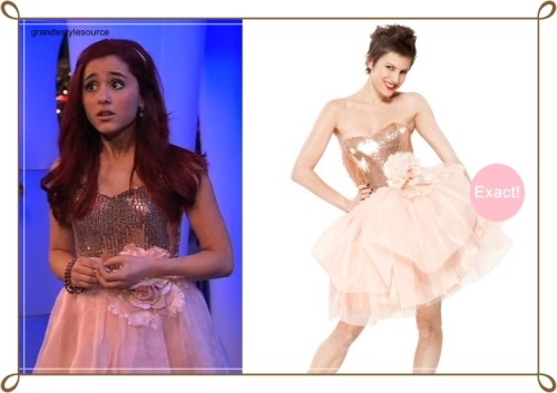 Ariana Grande as Cat Valentine in &#8216;Prom Wrecker&#8217;Wearing a Betsey Johnson New Trick Prom Dress | $428