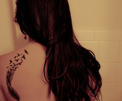 feather tattoo | Tumblr