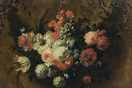 Jan Baptist Bosschaert, Garland of Flowers, (first half 18th cent.)
