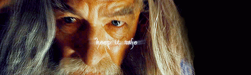 Gandalf says keep it safe