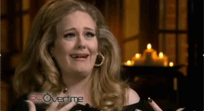Adele Laughing Gif Me laugh so much hahahaha