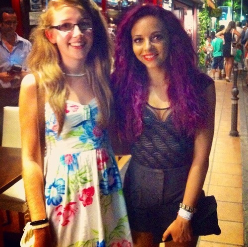Jade with fans