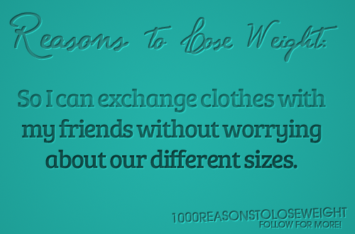 1000 Reasons to Lose Weight: http://plashless.tumblr.com/