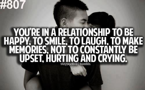 fighting happy life love quote relationships smile hurting crying ...