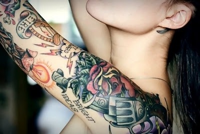 girly tattoo #ink #inked #tattoo #sleeve tattoo