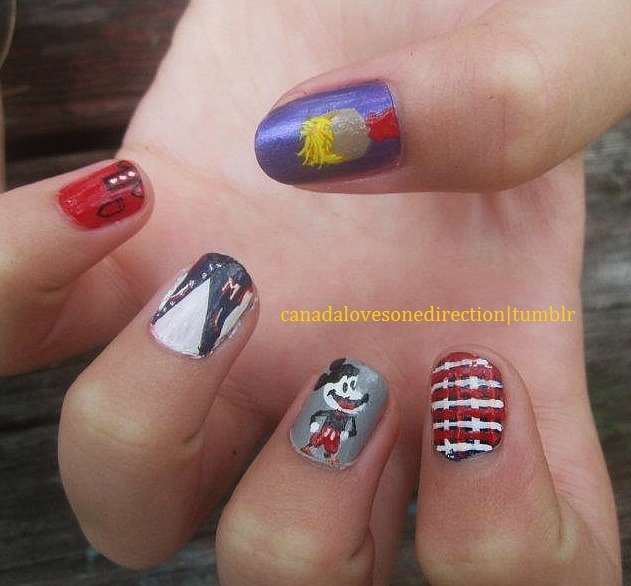 Niall Horan and Traditional UAN Tour Inspired Nails! (:
