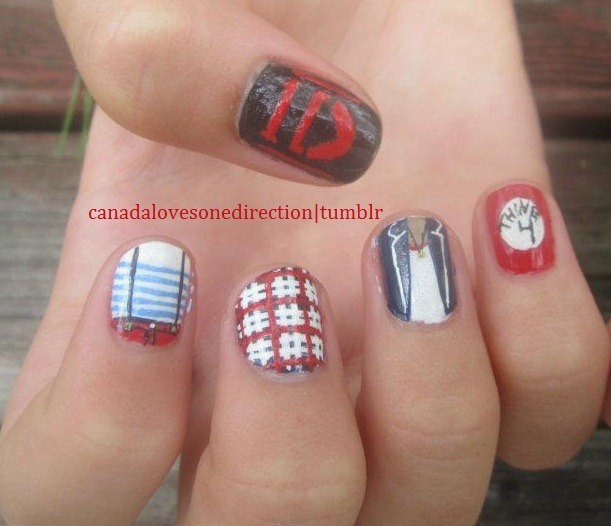Niall Horan and Traditional UAN Tour Inspired Nails! (: