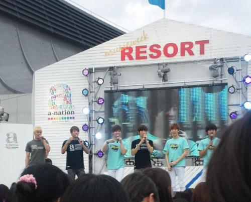 [FAN TAKEN] 120809 U-KISS at A-Nation Special Stage
