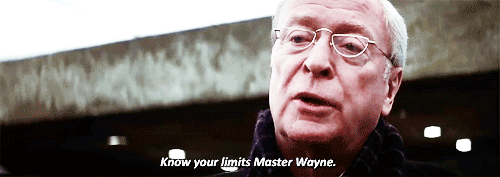 Listen to Alfred and know your limits