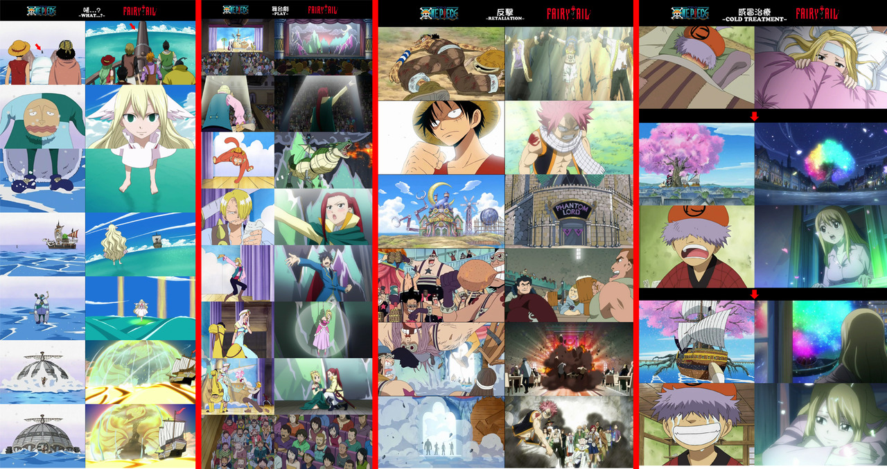 Kura on X: Wow One piece copied Fairy Tail