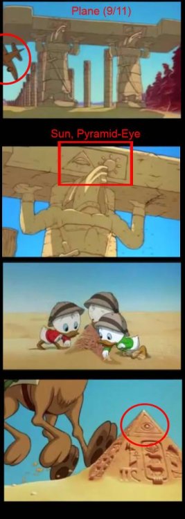 Illuminati symbols in Duck Tales