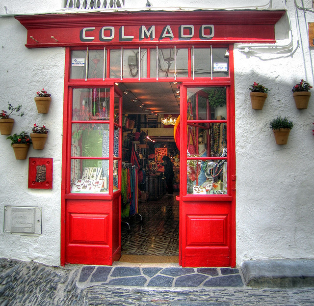 distinguishedcompany:

ysvoice:
Local shop in Cadaques, Spain  | by © MorBCN
