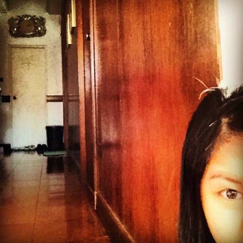 Scary hallway is scary! *just heard a noise after taking this pic* #scared #paranoid #hallway (Taken with Instagram)