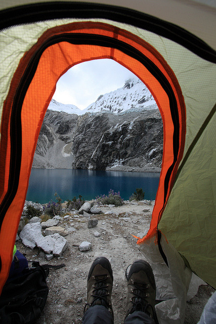 Laguna 69 campsite by tik_tok on Flickr.