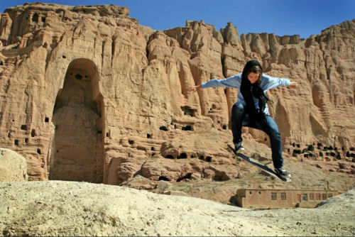 Erika crushing it in Bamiyan &#8230;.  
Making headlines in the best way positively possible&#160;!&#160;!