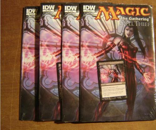 IDW Comics - Magic the Gathering Spell Thief #2
Promo Card - ‘Consume Spirit’ featuring new Planeswalker Sifa Grent art.