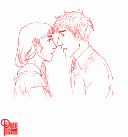 Will and Tessa.
theherondaleboys:


New favourite fanart ever. The teasing her when she’s wanting a kiss, the smiling, the hugging and the kiss on the nose!!! I swear, this is so how I envision Will/Tessa being together that it almost hurts.
Gah - I may leave this gif open for the next month. ♥♥♥ Click through on it to see it in action (because no matter what I try, I cannot get it to post as an animation :-() - you will not be disappointed.
Tess Will Kiss GIF by *palnk

I got it to post animated at last, so I had to reblog. Look at his face!!! Palnk really does draw my favourite version of Will. Now please excuse me, I will just sit gazing at this for the rest of the day.
