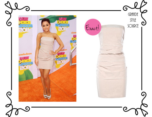Ariana Grande 2011 KCA&#8217;s Exact  Bow-back cotton and silk-blend dress from Lanvin | $4,955