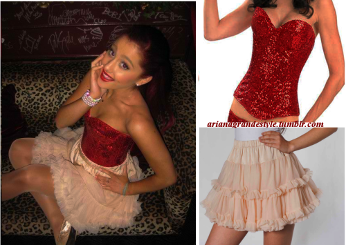 Ariana Exact Outfit: Exact Corset: Trashy Exact Skirt: American Apparel
