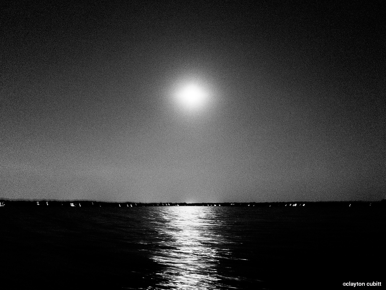 Full moon over Lake Minnetonka, Minneapolis   (3296)