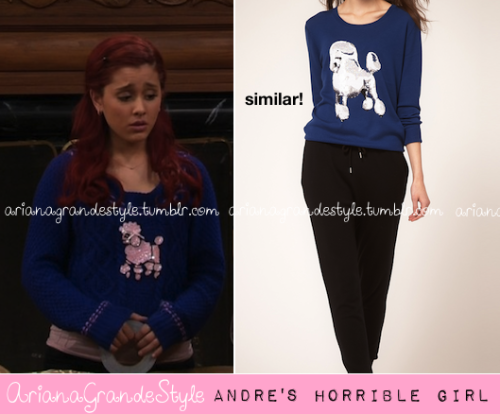 *Requested* Cat&#8217;s poodle sweater in the episode &#8220;Andre&#8217;s horrible girl&#8221;. Similar White Poodle Sweater from Asos (Sorry I couldn&#8217;t find anything more similar than that) *gonna update the post, when I find the exact* x