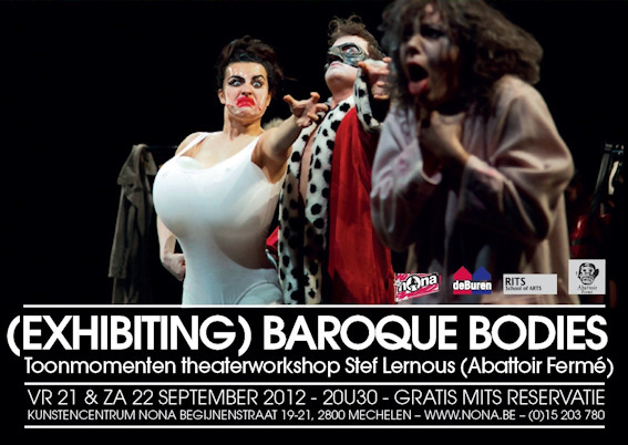 Flyer workshop “Baroque Bodies” (2012).