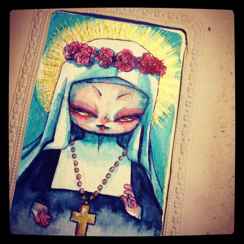 #misspaty #saint #ink  #watercolors  (Pris avec Instagram)